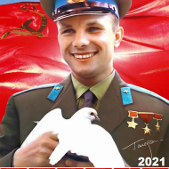 Jurij Alexejevič Gagarin (1. let člověka do vesmíru 12.4.1961)